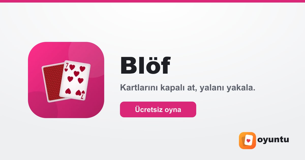 Blöf oyunu