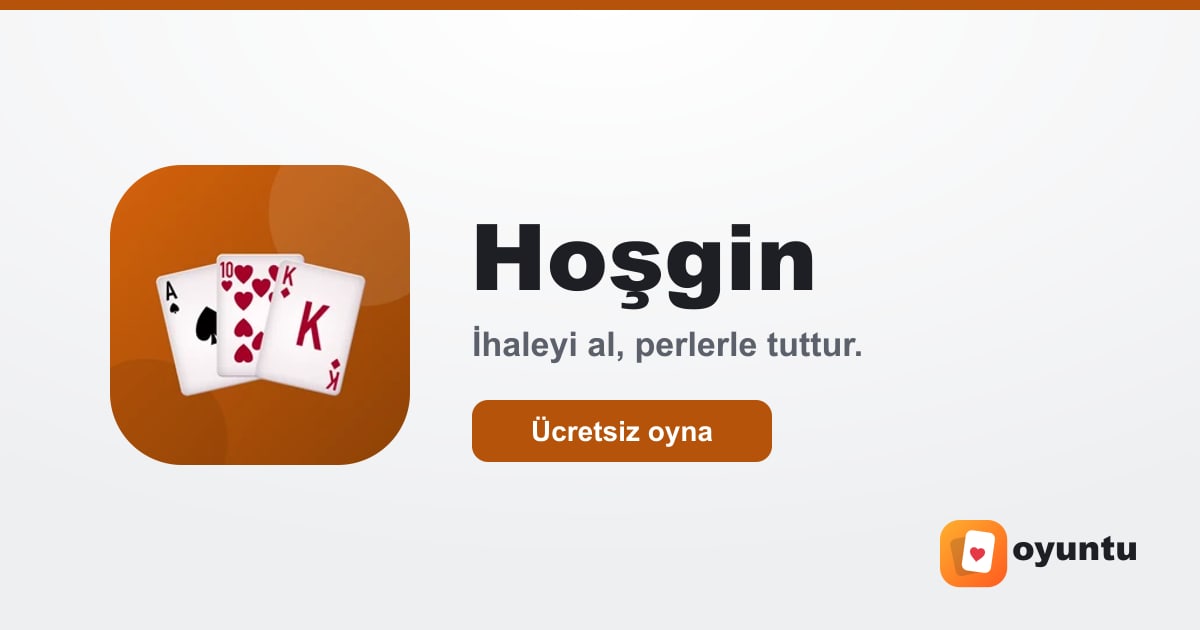 Hoşgin oyunu