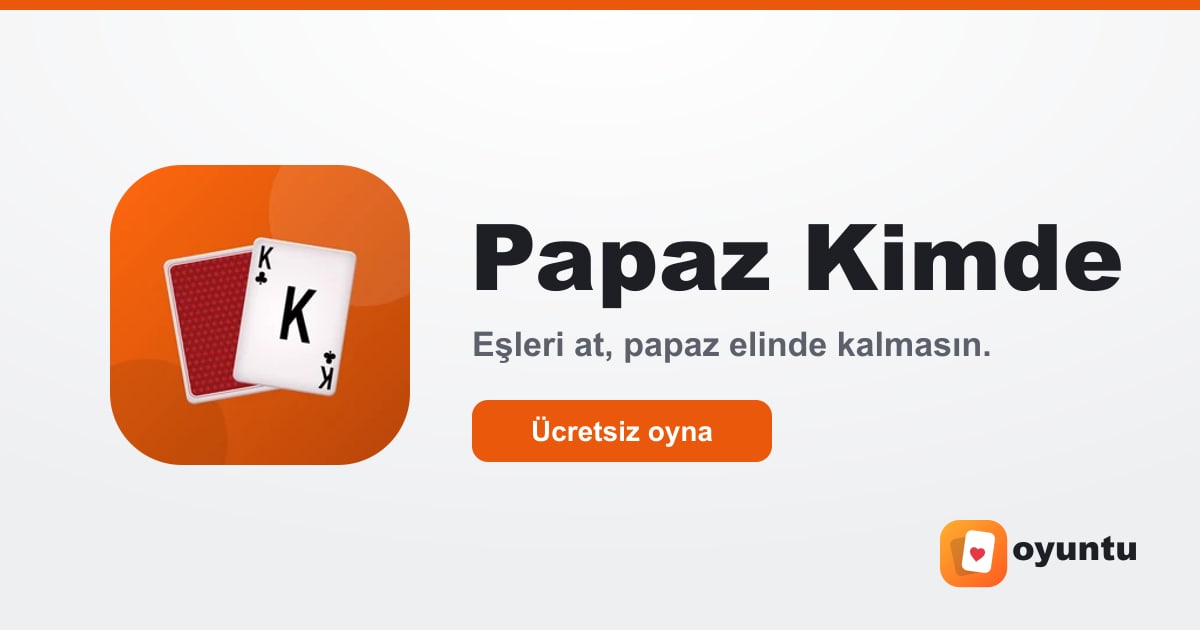 Papaz Kimde oyunu