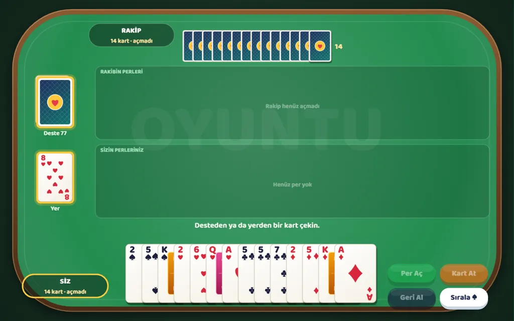 Elli Bir (51) oyun ekranı