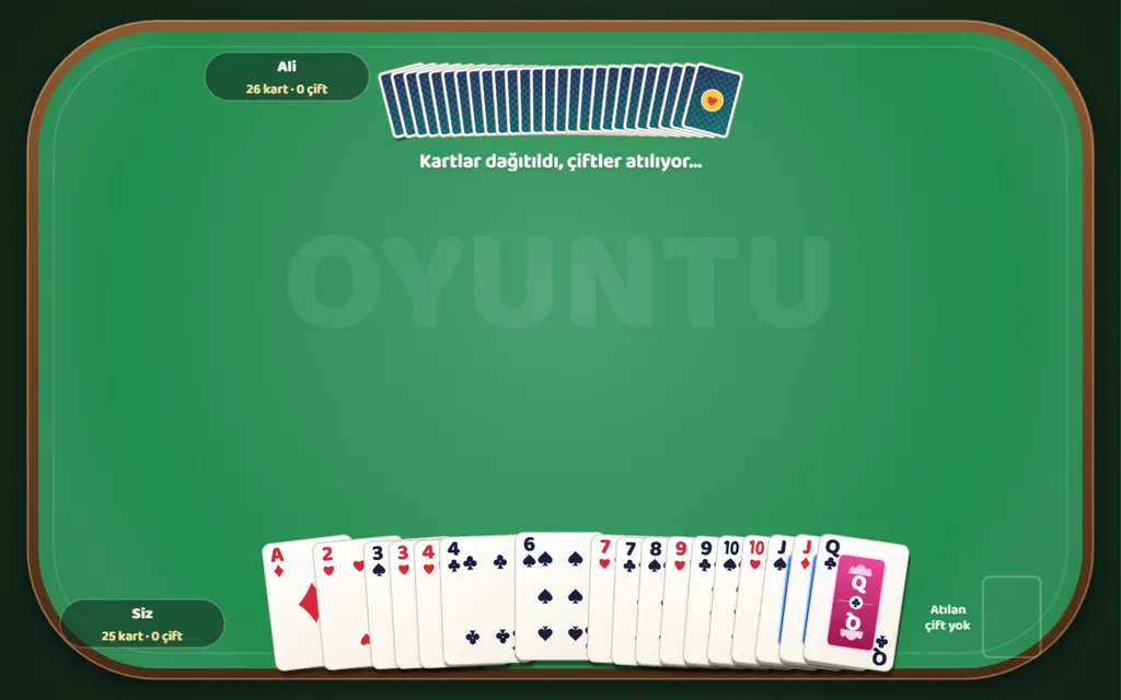 Papaz Kimde oyun ekranı